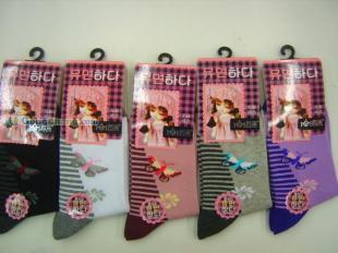 供應9591-1.精梳棉.提花.蝴蝶休閑女祙.祙子.成人襪_服裝服飾_世界工廠網中國產品信息庫