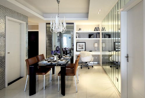 鏡面空間，簡約生活——151平現(xiàn)代簡約二居室裝修實景賞析